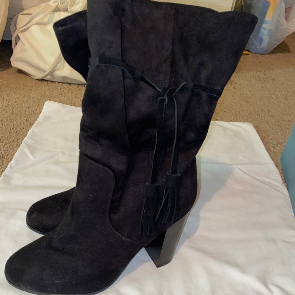 Suede calve boots
